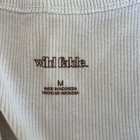 Pink Wild Fable Ribbed Crop - Picture 4 of 5